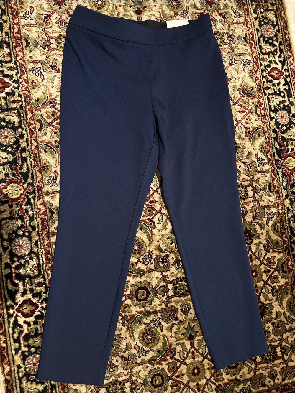 a new day Navy Cropped Ankle Pants Size 10